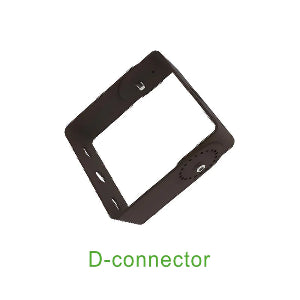 Adjustable Trunnion Mount for Shoebox/Area Lights - connector D - Glow Grid